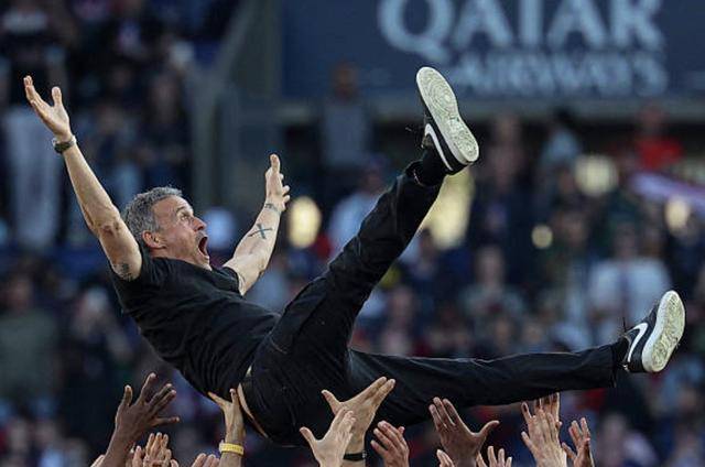 巴黎提前六轮夺得法甲冠军，恩里克教练生涯冠军数达到14个